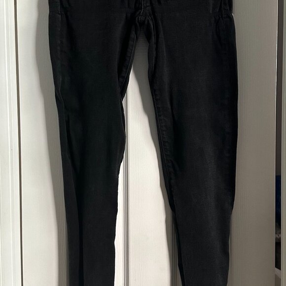 HUDSON Black Stretch Denim size 27 Ginny Crop Straight - Picture 2 of 4